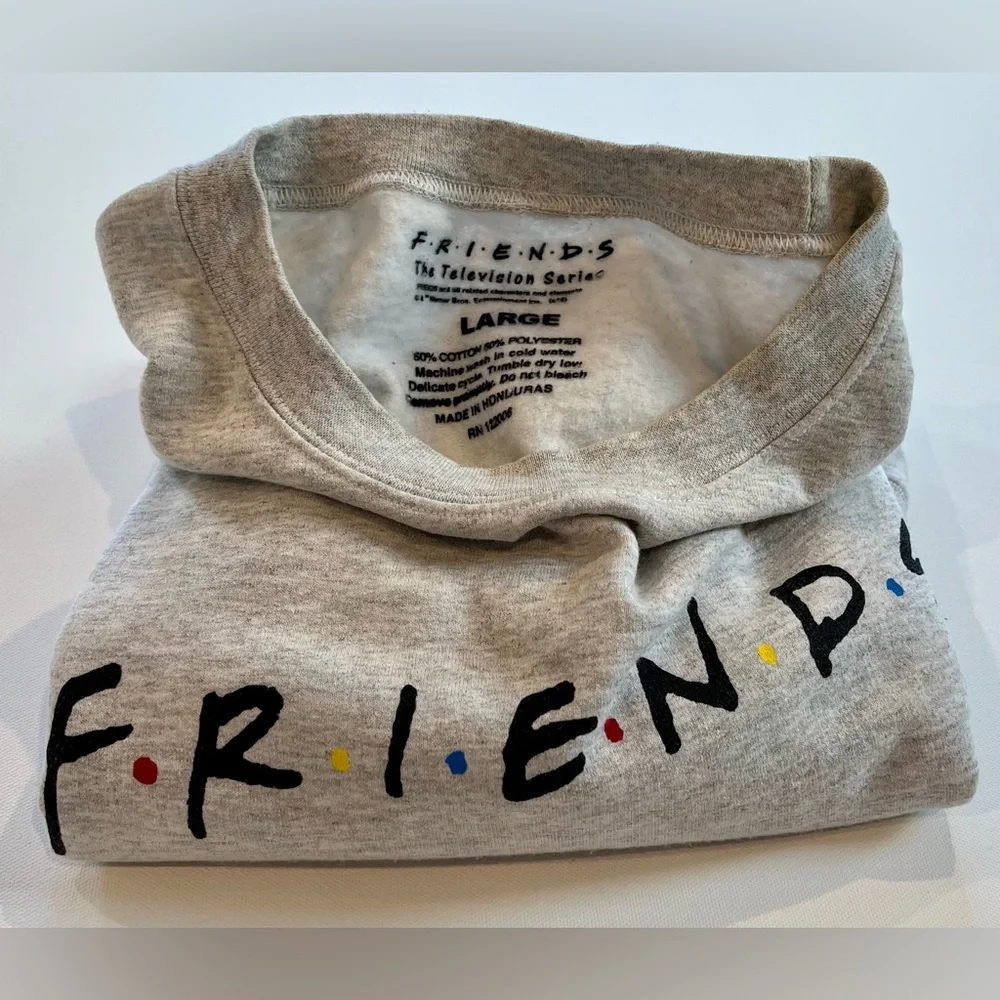 Authentic Friends Logo Crewneck Sweater Unisex Large - Picture 7 of 7